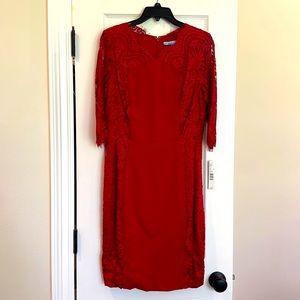 Antonio Melani size 8 red dress